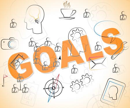 Business Goals Means Objective Achieve And Corporation