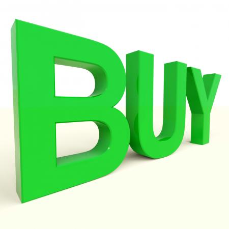 Buy Word In Green As Symbol for Commerce And Purchasing