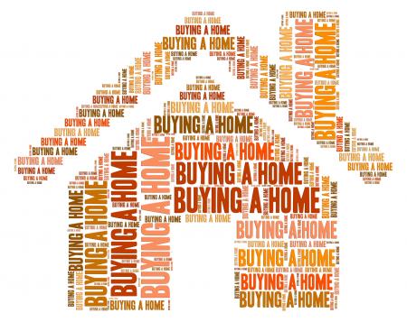 Buying Home Means Spend Purchasing And Homes