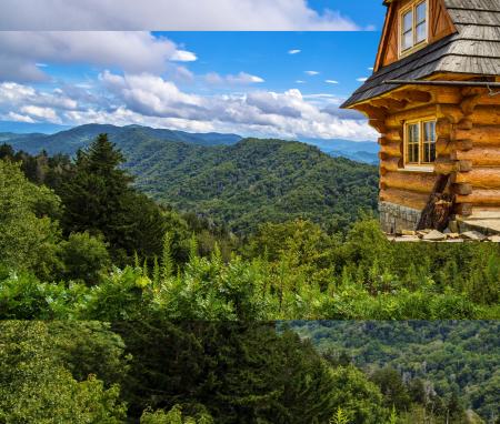 Cabin near Mountains