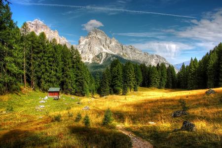 Cabin on the mountain