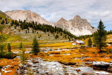 Cabin on the Mountains