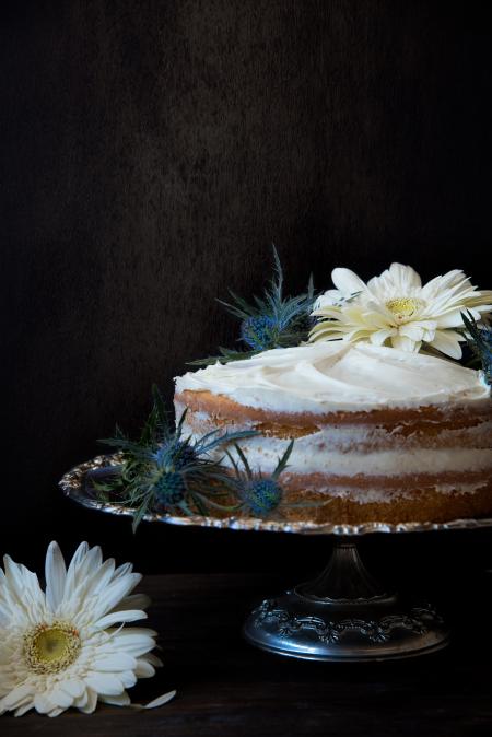 Cake With Icing on Top Silver Cake Stand