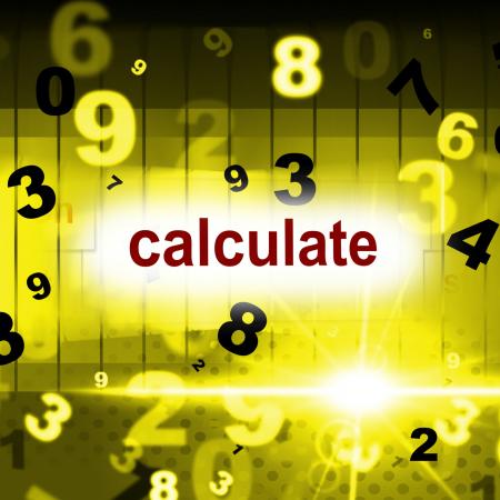 Calculate Counting Shows One Two Three And Calculation