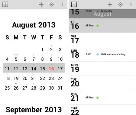 Calendar Agenda