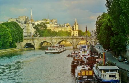 Canal Flowing through the City