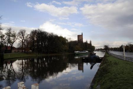 Canal with boat