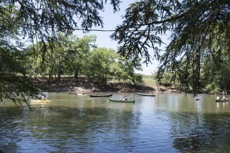 Canoeing in the River