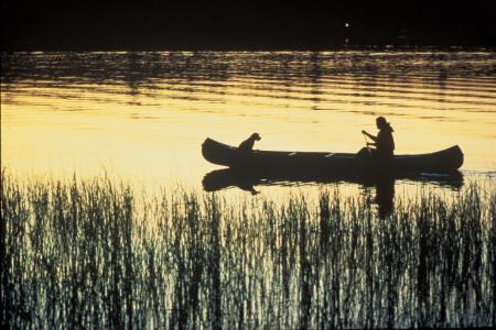 Canoeing in the River