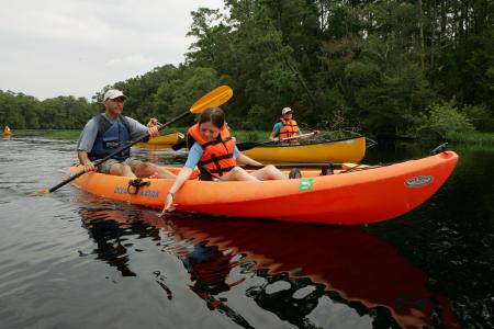 Canoeing in the River