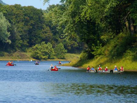 Canoeing in the River