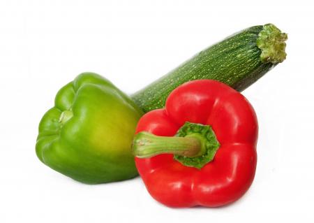 Capsicum and zucchini