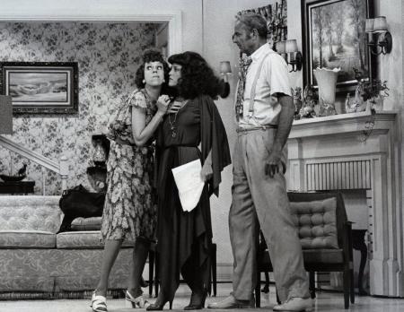 Carol Burnett on the Set