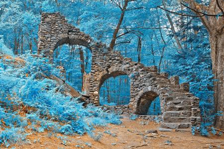 Castle Staircase Ruins - Nuclear Winter HDR