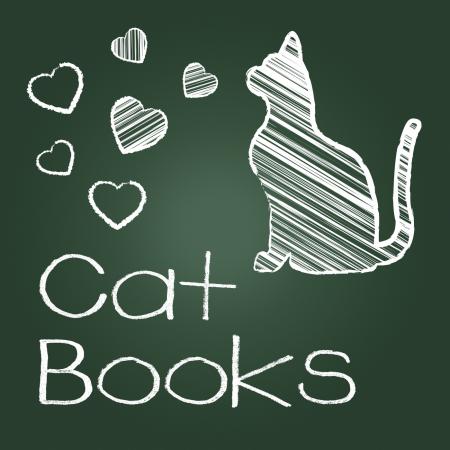 Cat Books Means Pets Cats And Felines