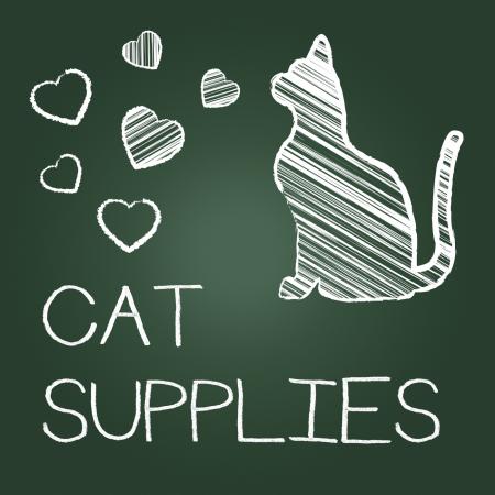 Cat Supplies Indicates Pet Feline And Goods