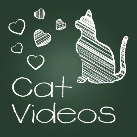 Cat Videos Represents Audio Visual And Cats