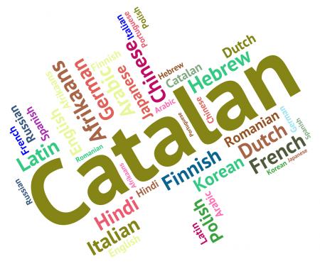 Catalan Language Represents Word Translator And International