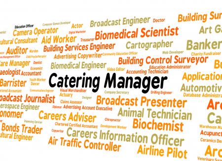 Catering Manager Represents Employee Position And Recruitment