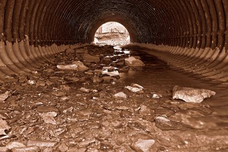 Catoctin Tube Tunnel - Sepia HDR