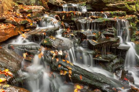 Cayuga Maze Cascades - HDR