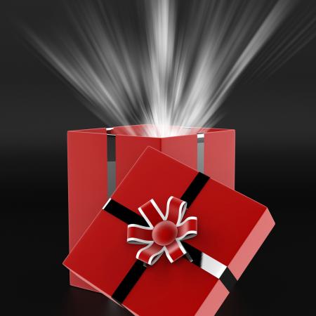 Celebrate Surprise Means Gift Box And Present