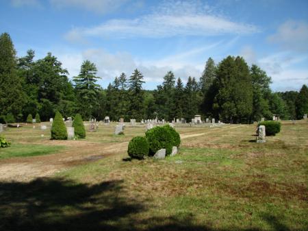 Cemetery from a distance