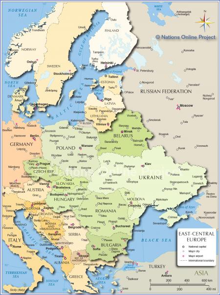 Central Europe Map