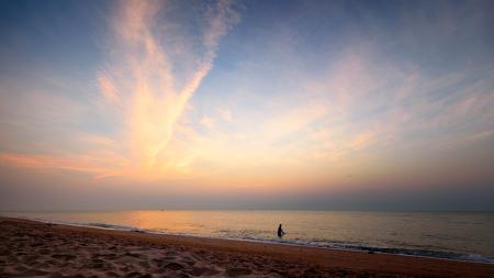 Cha Am Beach Sunrise, Thailand