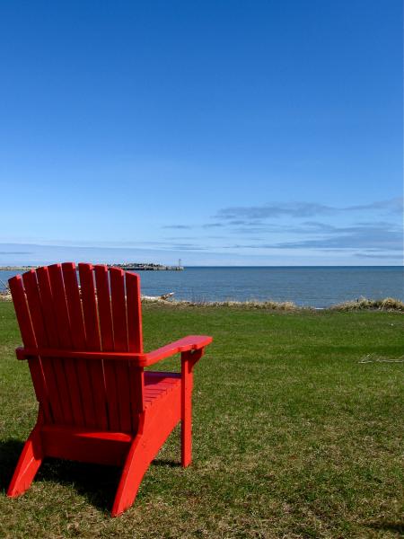 Chair with a view