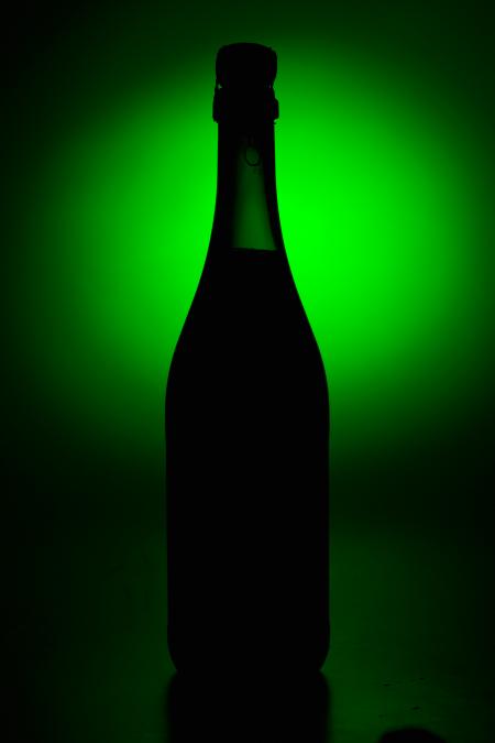 Champagne bottle