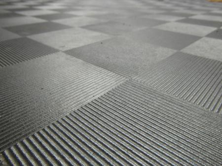 Checked Metal Background