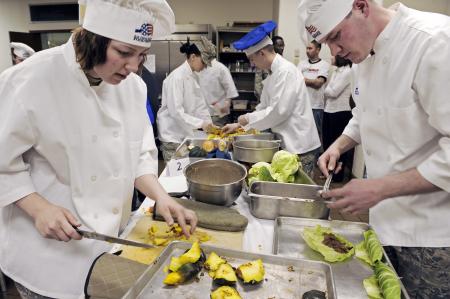 Chef Preparing Dish