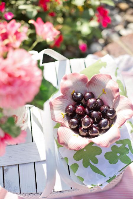 Cherries in a Bowl