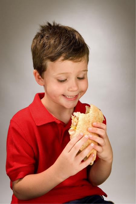 Child Eating Meal