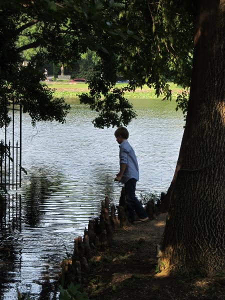 Child Near The River