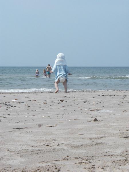 Child on the beach