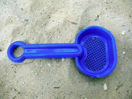 Child's Blue shovel