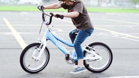 Kid Riding Bicycle