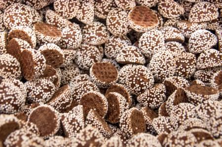 chocolate candy with spinkles