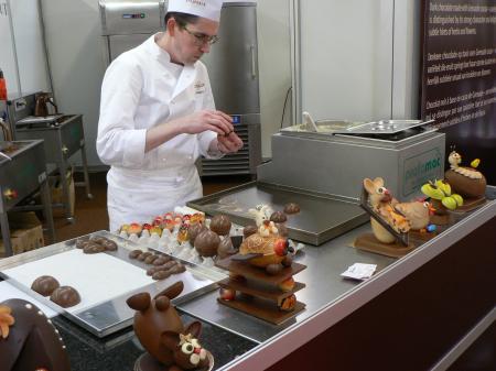 Chocolatier in the Factory