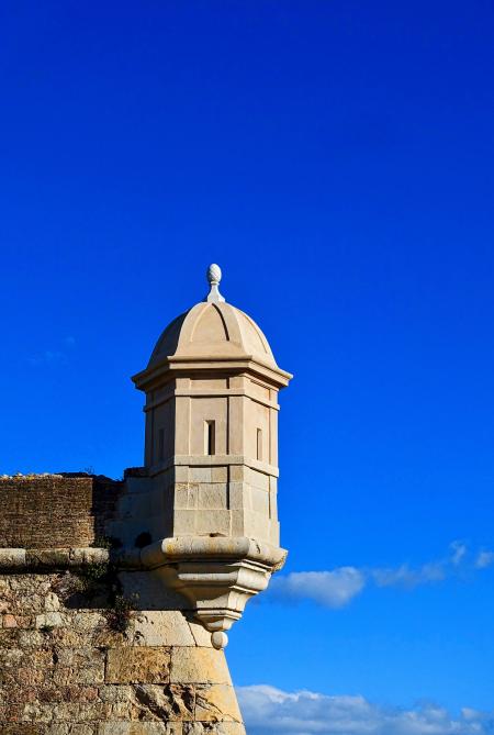 Church Against Clear Blue Sky