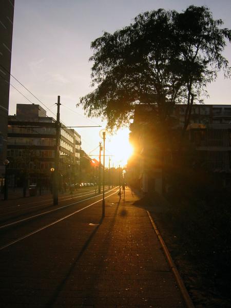 City dusk