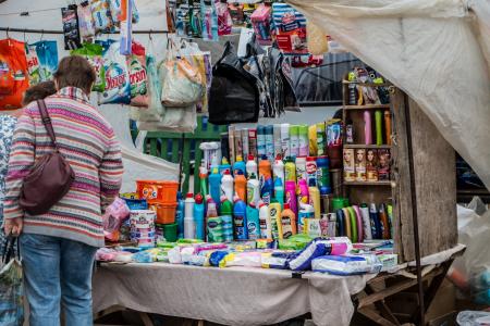 Cleaning agent stand