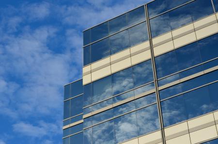 Clear Glass Covered Building