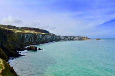 Cliff Beside Sea