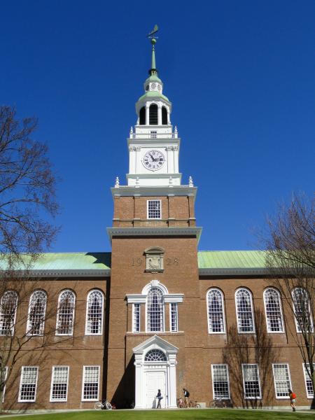 Clock Tower Against Clear Sky