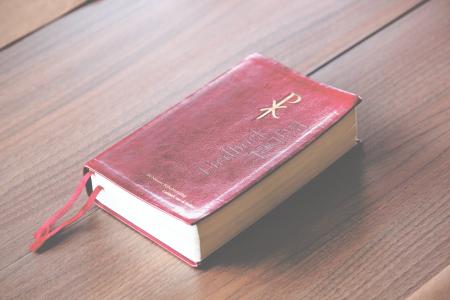 Close-up of A Bible