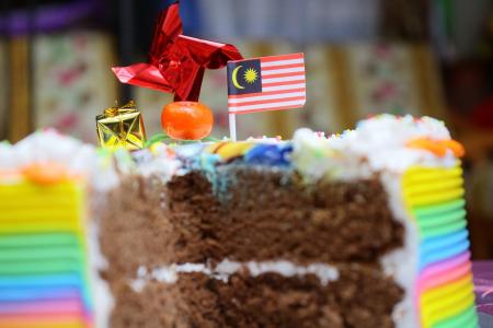 Close-up of Birthday Cake