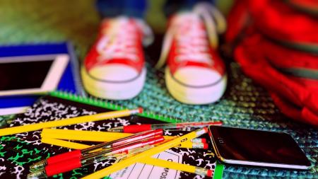 Close-up of Multi Colored Pencils